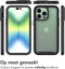 iMoshion Hoesje Geschikt voor iPhone 14 Pro Max Hoesje - iMoshion 360° Full Protective Case - Zwart / Transparant
