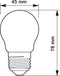 Philips CorePro LEDluster P45 E27 2.2W 2700K 250lm 230V - Warm Wit