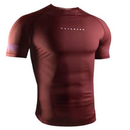 Hayabusa Rash Guard Short Sleeve Core - Compressie - Rood - Maat XXXL