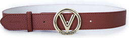 Valentino Bags Round - Kledingriem - Imitatieleer - Rood - 110 cm