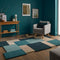 FLAIR RUGS Collage Wol Vloerkleed 150x240 cm – Teal