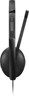Lenovo Gen 2 - Bekabelde ANC-headset - Zwart