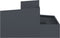vidaXL - Plantenbak - Antraciet - 80x80x50 - cm - Koudgewalst - Staal