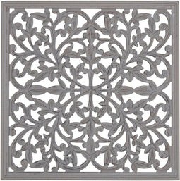 Wanddecoratie Grijs 60 x 1 x 60 cm DMF