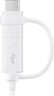 Samsung EP-DG930 - 2-in-1 Type-C en Micro-USB kabel - 1,5m - Wit