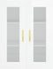 vidaXL - Hangkast - 69,5x34x90 - cm - hoogglans - wit