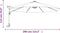 vidaXL - Wandparasol - met - LEDs - 290 - cm - appelgroen
