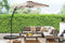 Feel Furniture - Zweefparasol - 3 Meter - Taupe