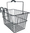 Dresco Stalen Fietsmand - Metalen fietsmand 20 Liter - Draagkracht 5 KG - Zwart