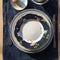 Laura Ashley Heritage Collectables Borden set van 4 - 24,5cm - Midnight Uni
