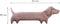 Leschi Warming Pillow Winston the Dog - Coral