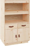 vidaXL - Hoge - kast - 67x40x108,5 - cm - massief - grenenhout