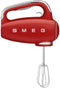 SMEG HMF01RDEU - Handmixer - 250W - 9 snelheden - Rood