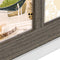 ZEP - Triple Houten Fotolijst Arlon bruin voor 3 foto's 10x15 (afmeting 38 x 22 cm) - NQ33B