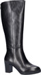 Tamaris Laarzen - Hoge Laarzen - Leer - 7,5 cm Hak - Zwart