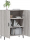 vidaXL - Dressoir - 69,5x34x90 - cm - bewerkt - hout - grijs - sonoma - eikenkleurig