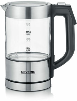 Severin WK 3458 - Waterkoker 0,5L - Instelbare temperatuur - Zwart