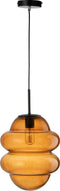 J-Line hanglamp Honinglepel - glas - bruin
