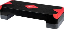 Avento Fitness Stepbank - Verstelbaar - Antislip - Zwart/Roze