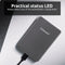 Intenso MW5000 - Magnetische Powerbank - 5000 mAh - Draadloos opladen tot 15W - Grijs