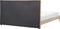 LIMOUX - Tweepersoonsbed - Taupe - 160 x 200 cm - Fluweel