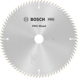 Bosch PRO Wood - Cirkelzaagblad - Ø 254 mm - 80T - Asgat 30 mm