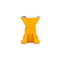 Voerbak voor honden United Pets Elisabeth Yellow Roestvrij staal Polyethyleen 1 L