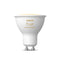 Philips Hue Spot - GU10 - Slimme LED-spot met dimfunctie - Warm tot koelwit licht (1 pack)