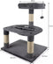 Purlov Kattenkrabpaal 71cm Grijs - Ultieme Speel- en Rustplaats voor Katten