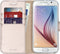 Accezz Samsung Galaxy S6 - Wallet Softcase Bookcase - 3 pashouders - goud