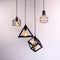 Homestyle Pro Mk001-B Industriële Hanglamp 18X18.5 Cm Zwart/Metaal