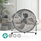 Nedis FNFL10CCR30 - Vloerventilator 30 cm - Kantelbare kop - Chroom