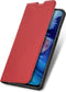 iMoshion Hoesje Geschikt voor Xiaomi Redmi Note 10 (5G) Hoesje Met Pasjeshouder - iMoshion Slim Folio Bookcase - Rood