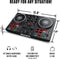 Numark Party Mix II - DJ-controller met ingebouwde verlichting en mixer voor Serato DJ Lite - Zwart