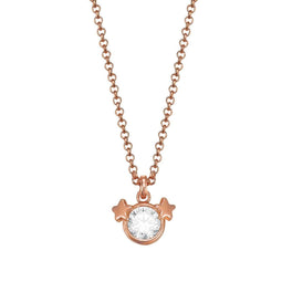 Esprit ESNL03218C420 - Collier - Sterrenbeeldhanger Tweelingen - Roségoud 42cm