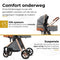 Lunola Nova - Kinderwagen 3-in-1 - Autostoel 0-20kg - Wit