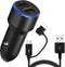 Samsung Car Charger Duo - Autolader - 2x USB-A Fast Charge - Zwart