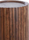Light & Living Bijzettafel Kiyose - Donkerbruin - Ø33cm - Modern