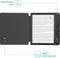 imoshion E-reader Hoesje - Geschikt voor Tolino Vision 5 - Design Slim Hard Case Sleepcover Bookcase met stand - Black Graphic
