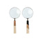 Decoratieve figuren Home ESPRIT Tweekleurig Koloniaal Vergrootglas 10 x 2,5 x 24,5 cm (2 Stuks)