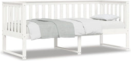 vidaXL - Slaapbank - 75x190 - cm - massief - grenenhout - wit