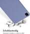Accezz iPad Pro 11 (2018 - 2022) - Liquid Silicone Backcover met penhouder - Lila