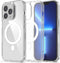 Podec iPhone 13 Pro - Magsafe Hoesje - Inclusief 3x Screenprotector en 3x Cameraprotector - Doorzichtig