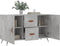 vidaXL - Dressoir - 100x36x60 - cm - bewerkt - hout - betongrijs