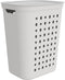 Rotho Jona - Wasmand 55L - Klapdeksel - Wit