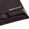 Fellowes Health-V Fabrik - Muismat Met Polssteun - Ergonomisch - Memory Foam - Antibacterieel - Zwart