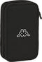 Schooletui met Accessoires Kappa Black Zwart (12.5 x 19.5 x 4 cm) (28 pcs)