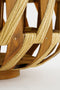 Mica Decorations Helios Windlicht - H49 x Ø31 cm - Gerecycled Polyester - Bruin