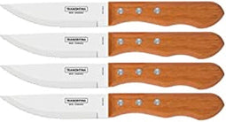 Vleesmessenset Tramontina Dynamic 25 cm Jumbo Hout Roestvrij staal 4 Stuks