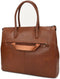 Gigi Fratelli Dames Leren Laptoptas 15 inch Romance Business ROM8006 Brandy